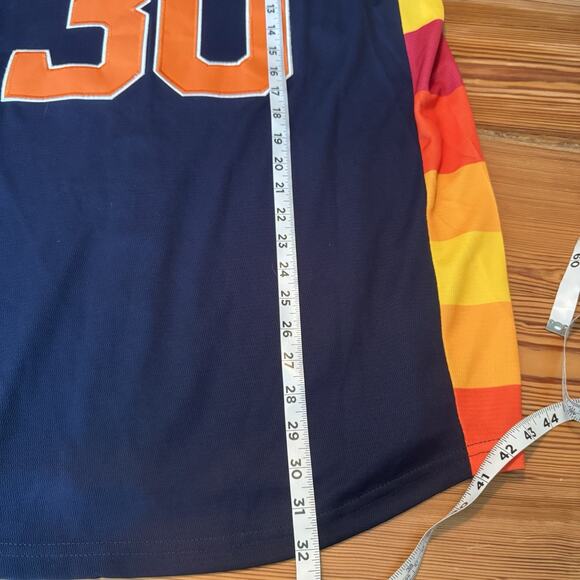 Houston Astros Jersey NWT Nike #30 Tucker Men’s LG Blue MLB Baseball NEW - Picture 9 of 10